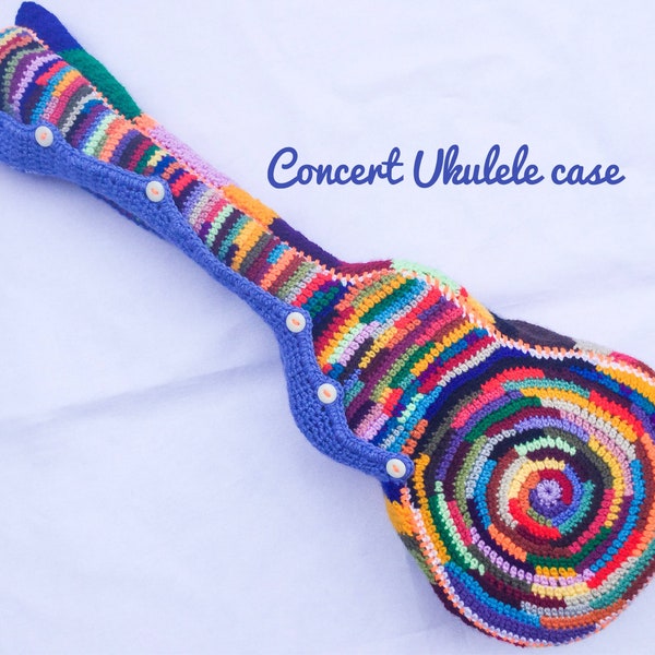 Concert ukulele case, musical instruments case, music lover, music case, ukulele bag, gig bags, gig case, gift musicians, instrument case