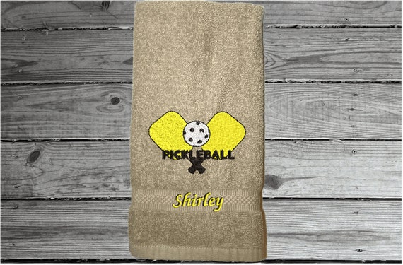 Pickleball Season Towel Pickleball Towel Its Always Pickleball Season Embroidered Sports Teem Hand Towel Gift for Pickleball Player 