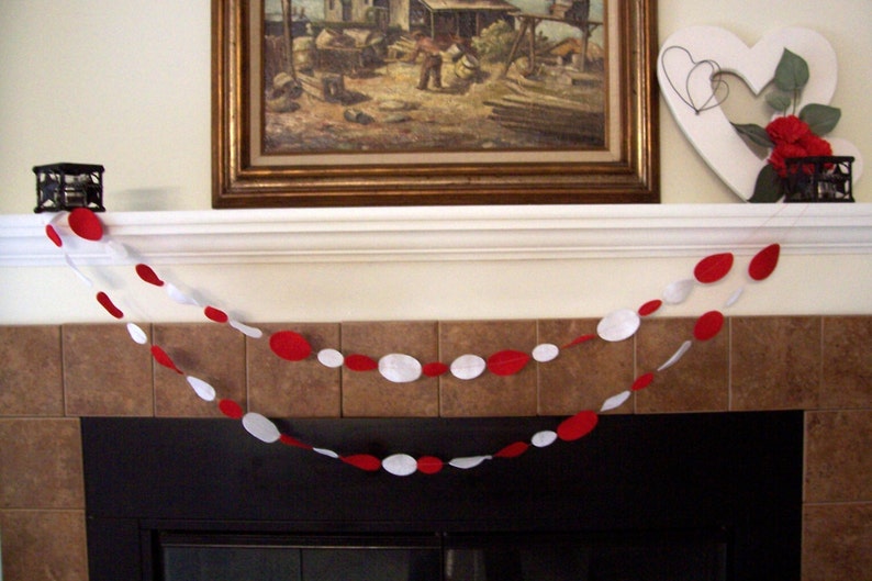 Valentine/'s Day Felt Banner nursery decor ideas holiday banner decor photo prop flag banner Mother/' Day gift party garland