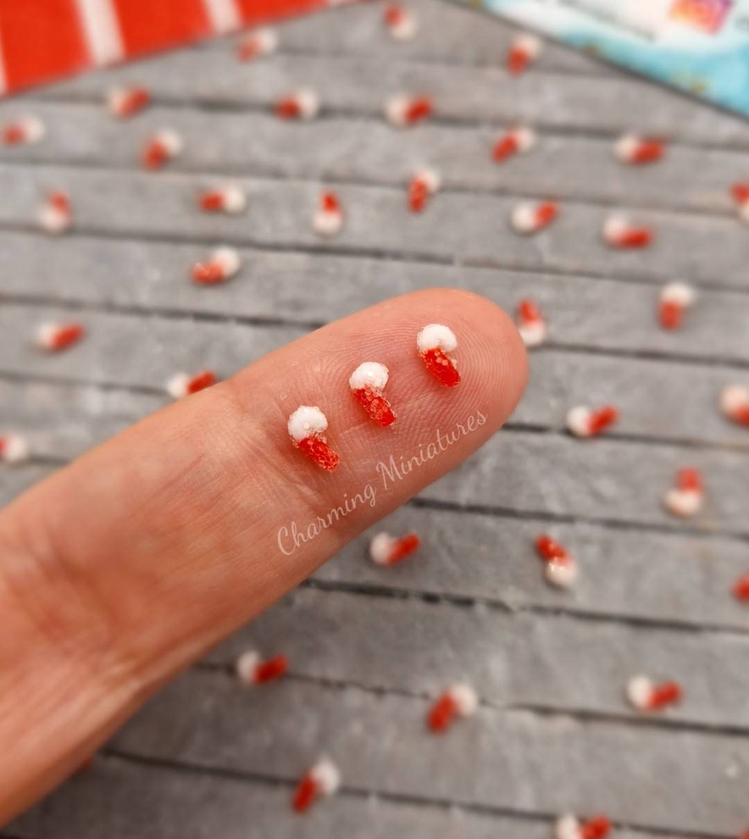 112 Scale Miniature Dolls House Fizzy Candy Cane Inspired Sweets