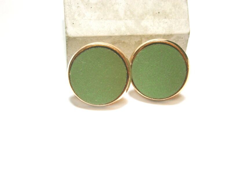 Earrings rose gold gold gold gold gold gold green