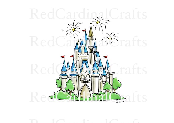 cinderella castle etsy