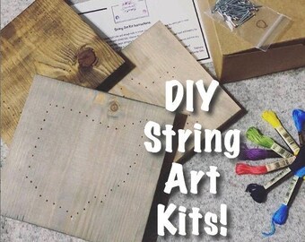 DIY String Art Kits - You Choose Your Design, Finish, and String Color! Do It Yourself Kit, DIY Kit, String Art Kit, String Art DIY Kit