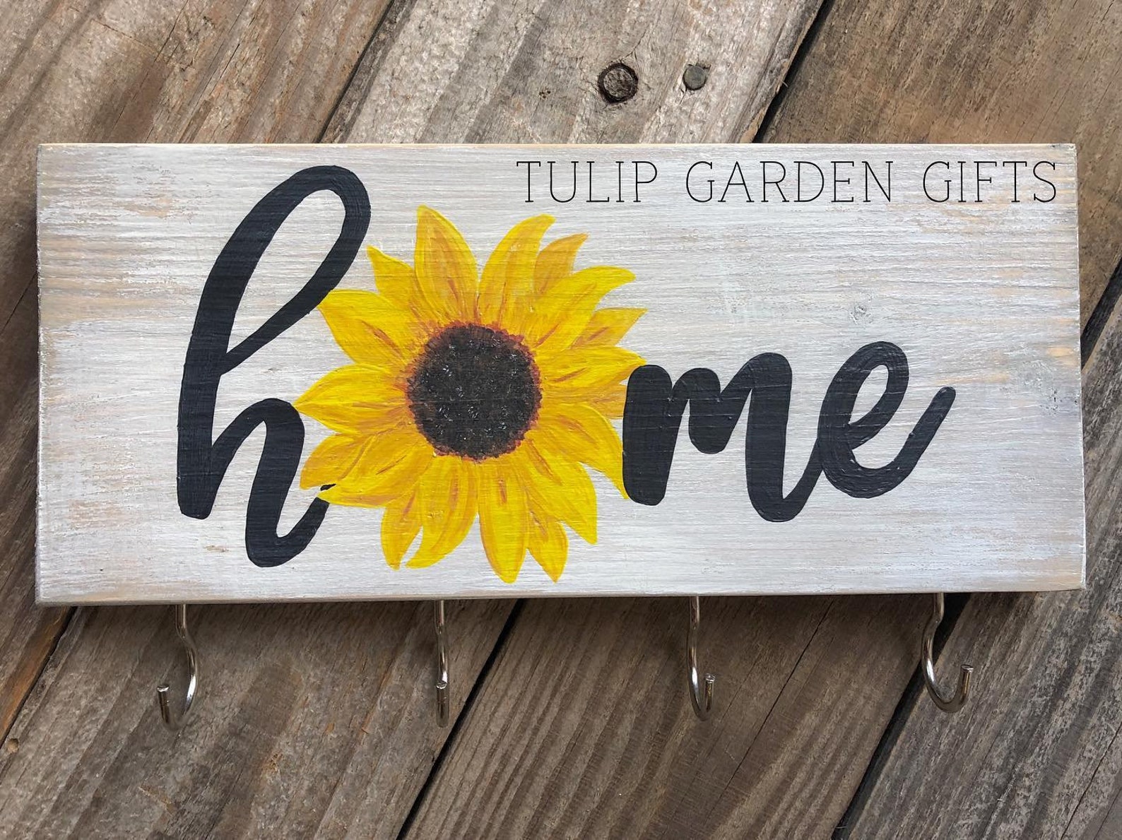 Sunflower Key Holder Sunflower Home Key Hanger Key Holder Etsy