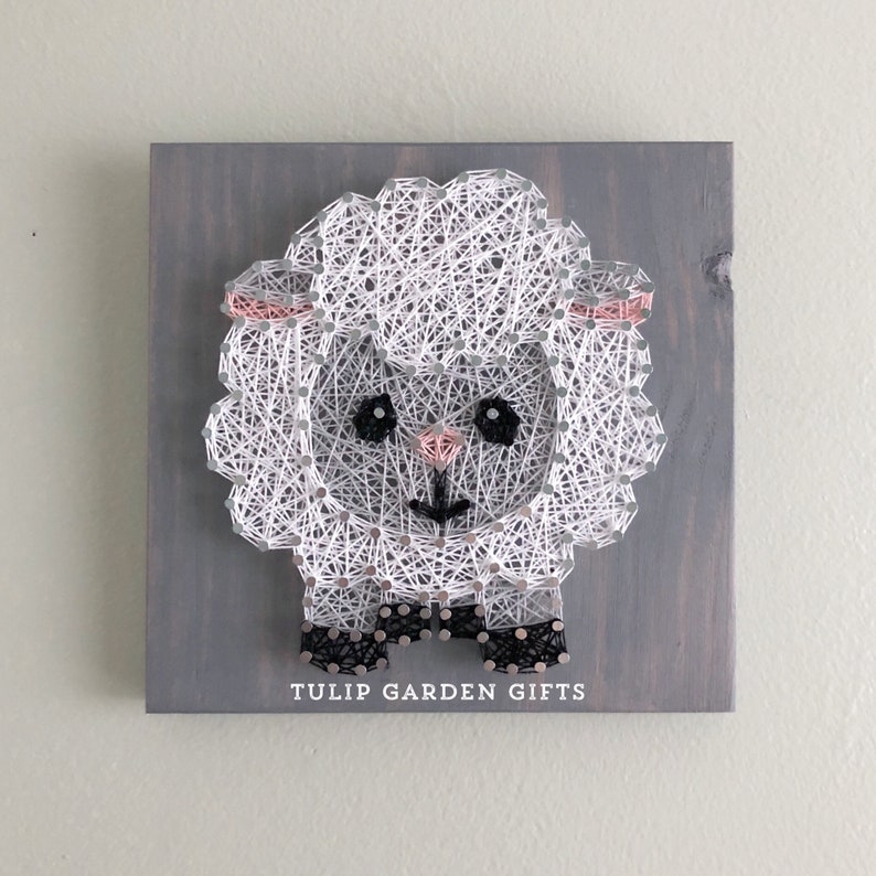 Farm Animal String Art Baby Farm Animals Farm Nursery Decor Etsy