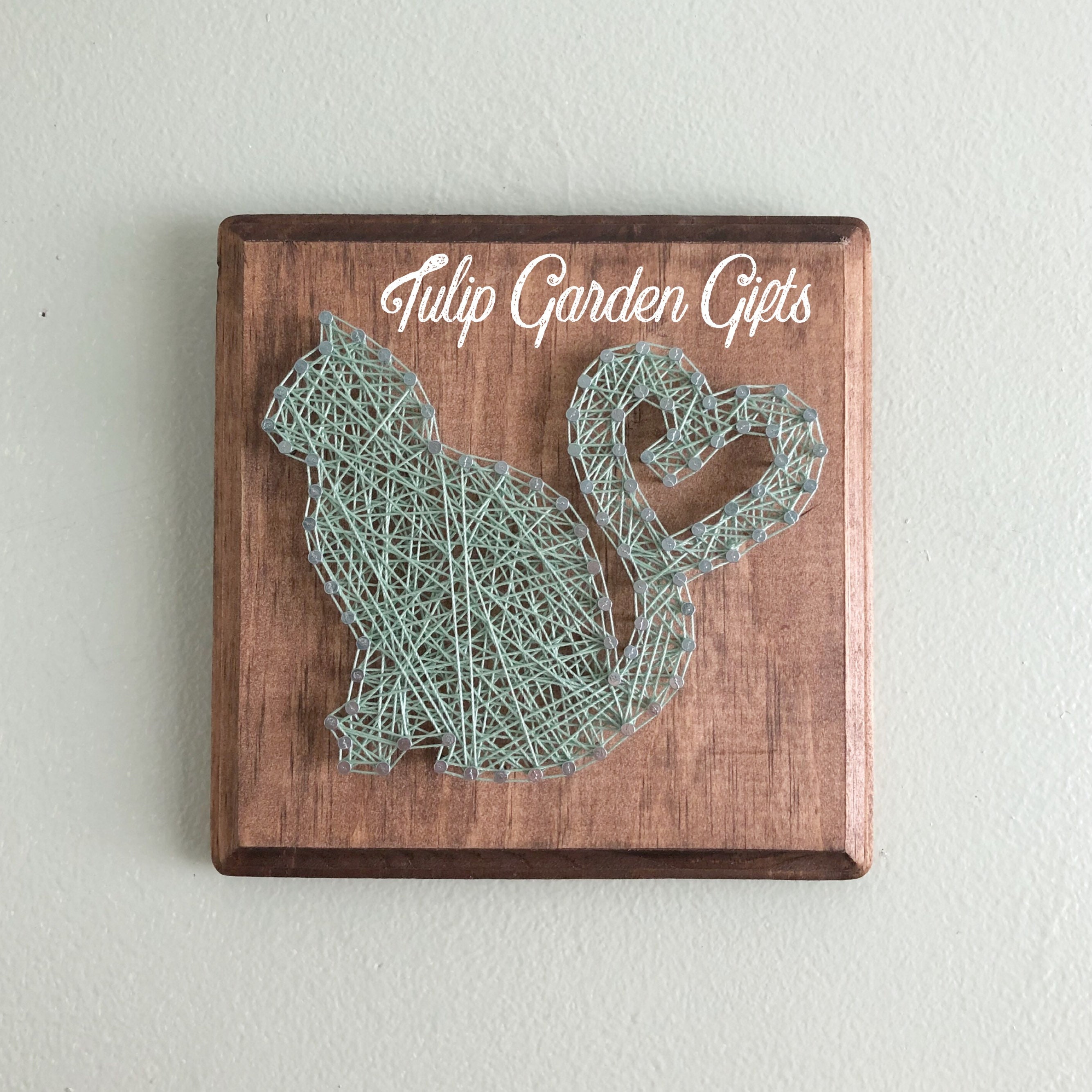 I Love Cats String Art Original Design Cat String Art Cat Etsy