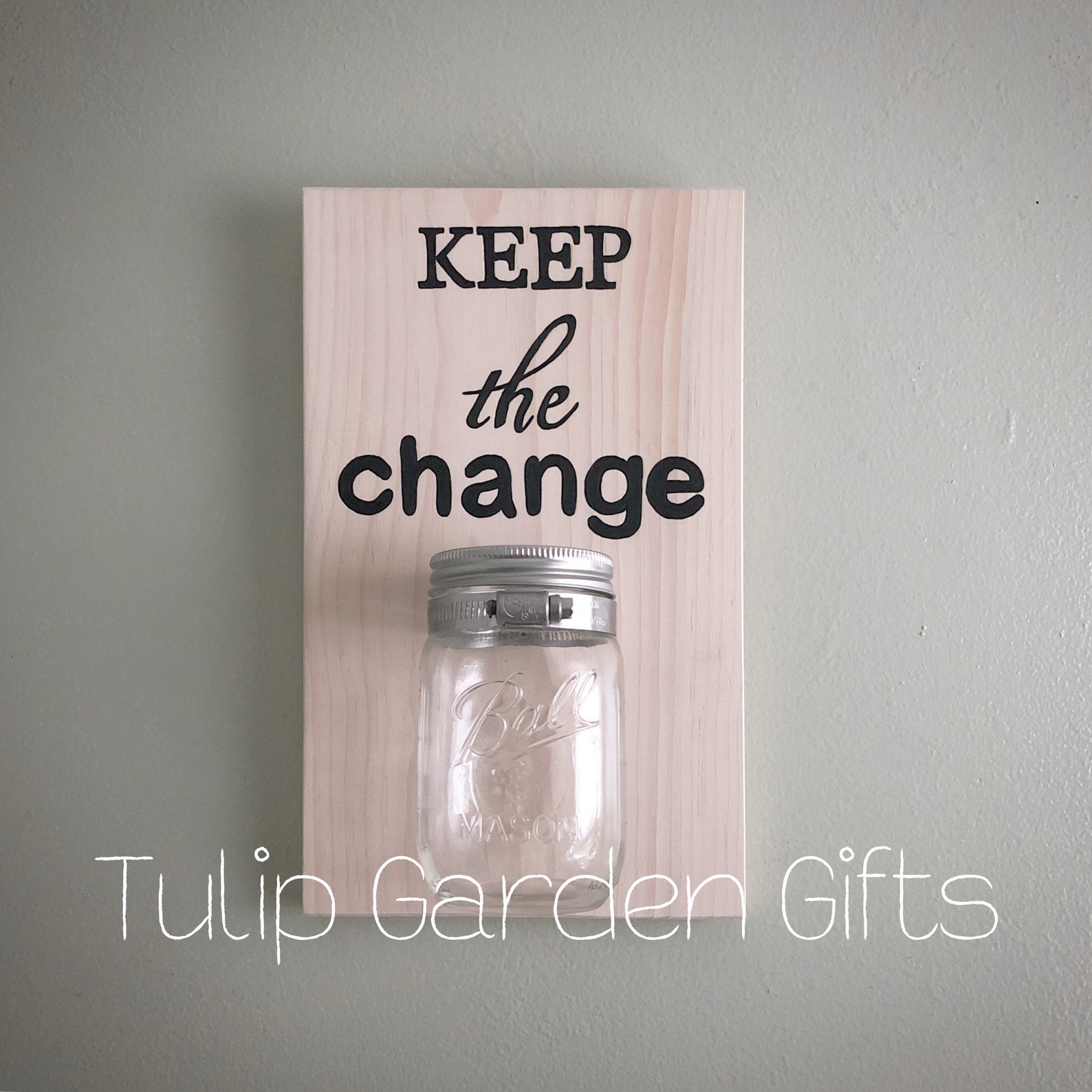 Keep the Change Laundry Room Change Jar Tip Jar Laundry Etsy
