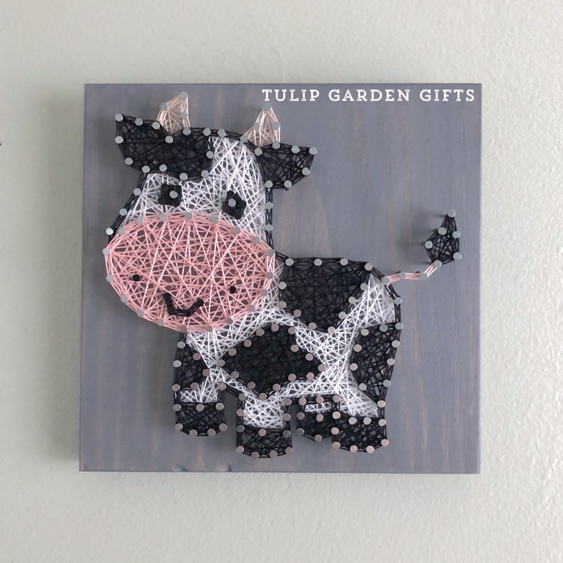 Farm Animal String Art Baby Farm Animals Farm Nursery Decor Etsy New