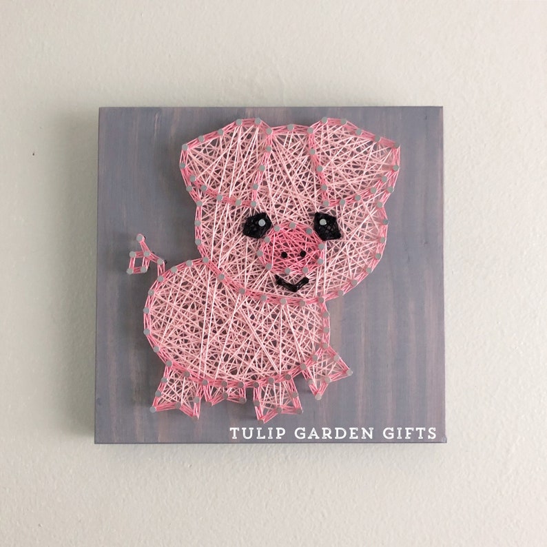Farm Animal String Art Baby Farm Animals Farm Nursery Decor Etsy