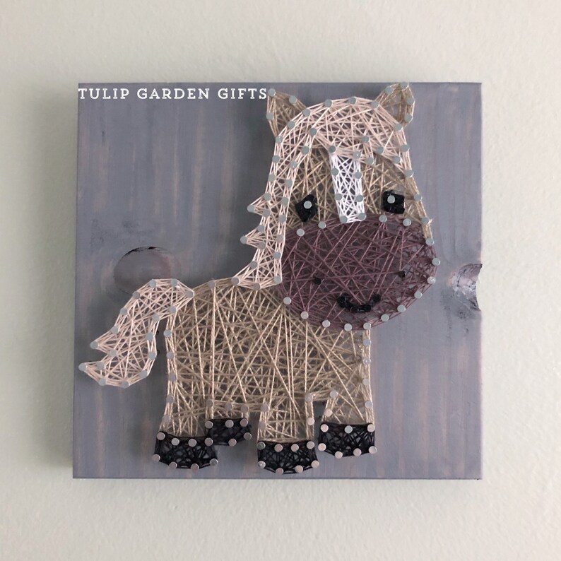 Farm Animal String Art Baby Farm Animals Farm Nursery Decor Etsy