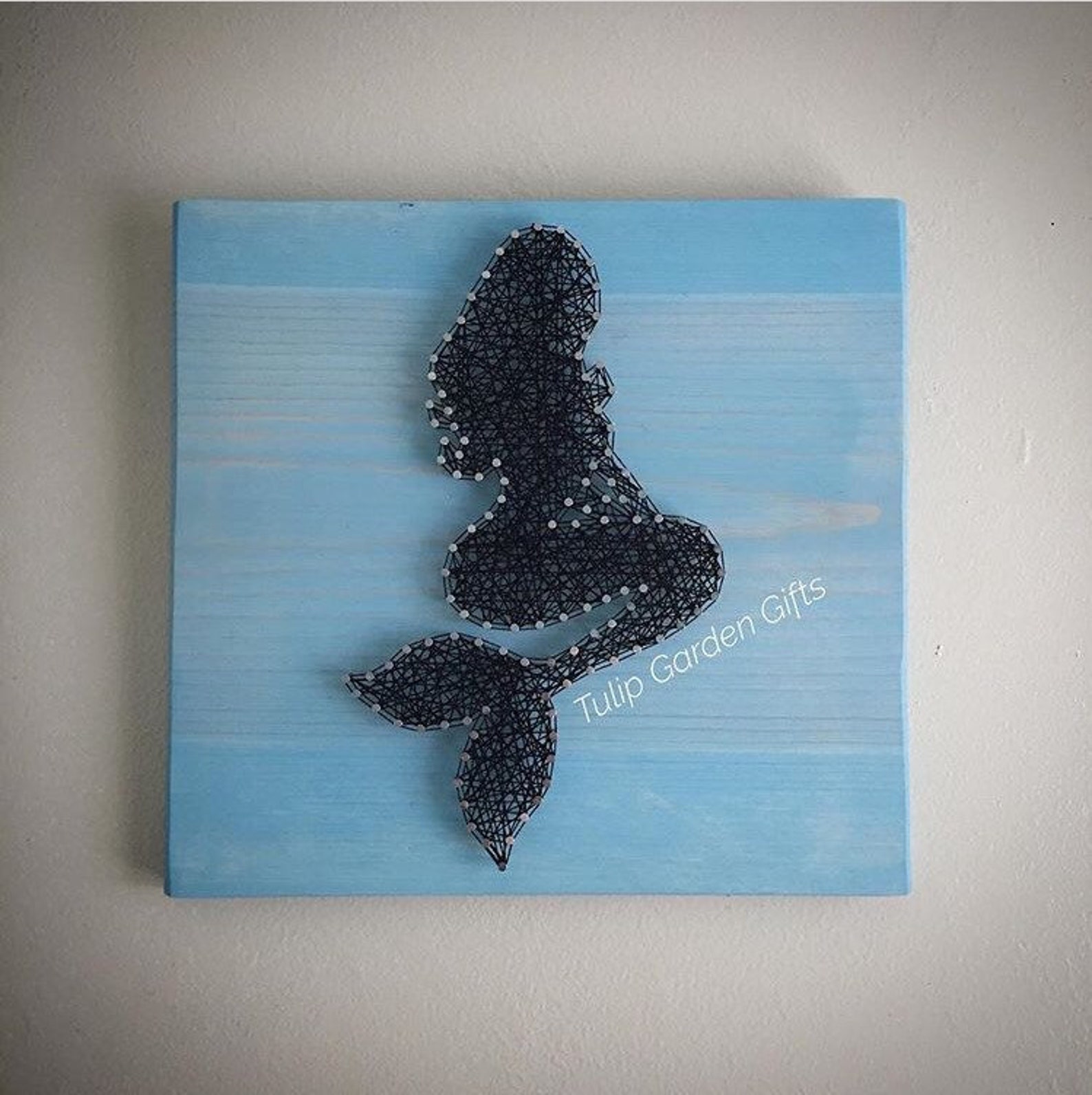 Mermaid String Art String Art Mermaid Mermaid Silhouette Etsy