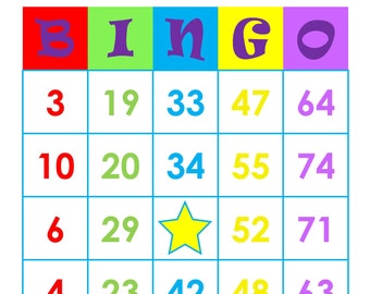 1000 Bingo Cards Pdf Download 2 per Page Instant Printable - Etsy