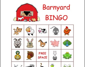 farm bingo etsy