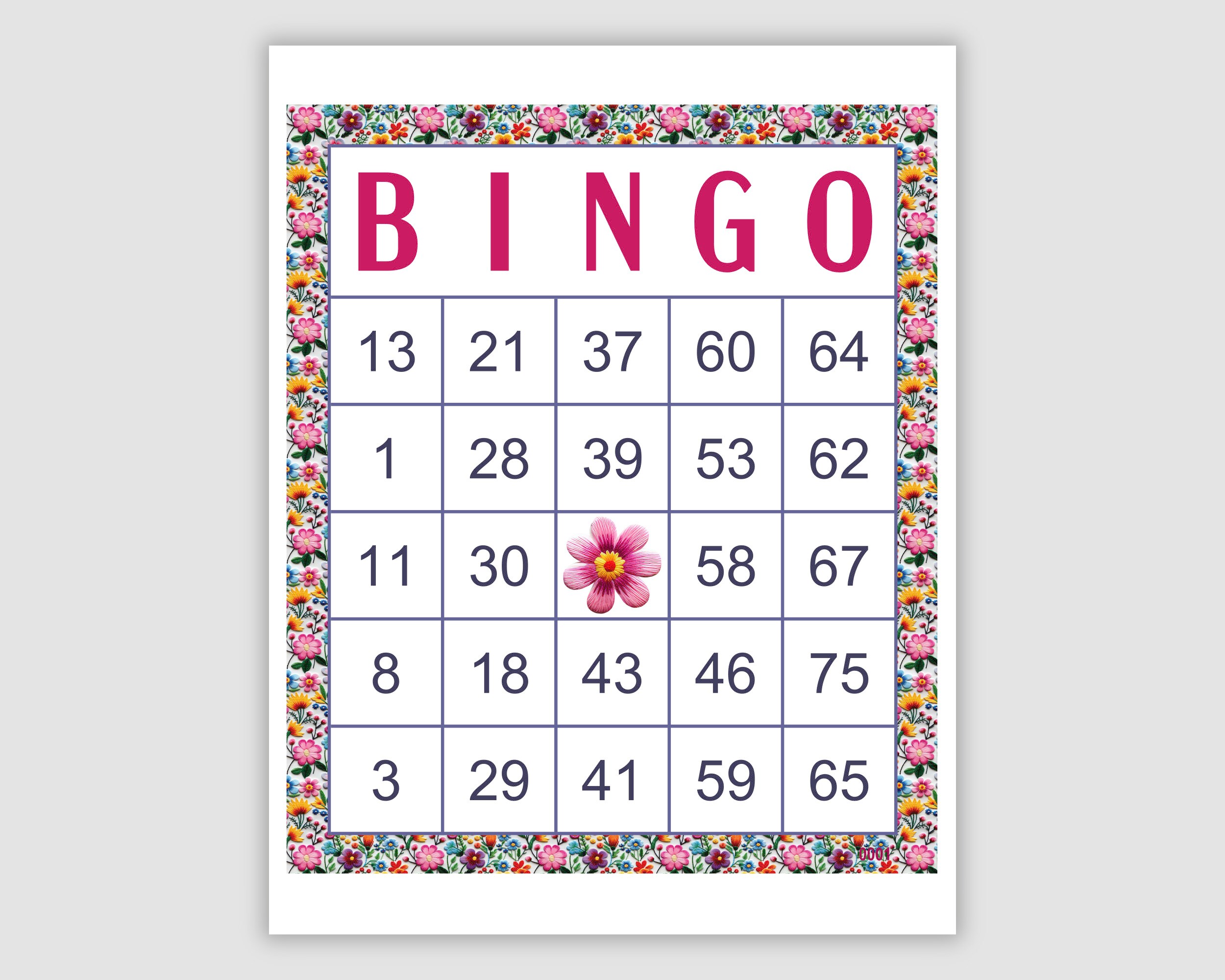 500 Bingo Cards Pdf Download, 1, 2, 4, and 6 per Page