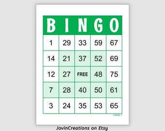 1008 St. Patrick's Day Bingo Cards Pdf Download 1 Per Page Jumbo Bingo Cards Leprechaun Hat Pattern Marked, Print 1, 2, 4, 6, 9 … per page