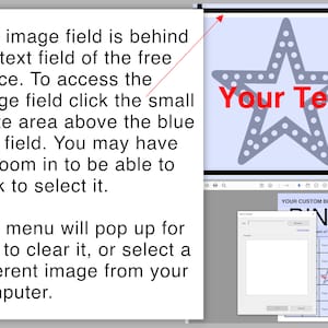 May include: A customisable bingo card template featuring a grey and white star design. The text "Your Text" is displayed in red on the star. The template has a space for a custom bingo title and a space for a custom image.