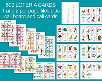 2400 Bingo Cards Pdf Download 90 Call 12 per Page Instant - Etsy