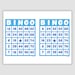 100 Printable Bingo Cards Pdf Download, 1, 2, and 4 per Page, Fun Party ...