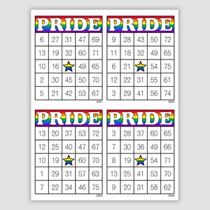 Pride Bingo Cards - Page 20