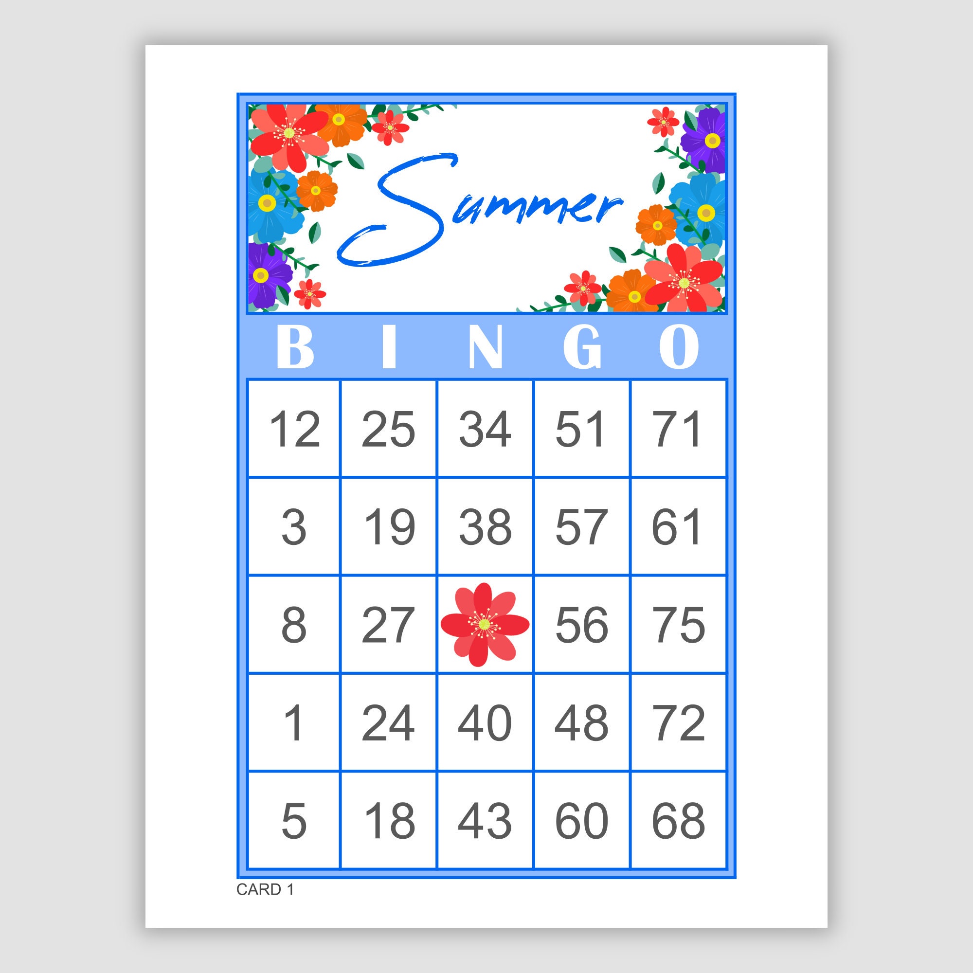 Kyto Bingo Cartes Set – 500 Cartes Papier Différentes Pour Soirées Jeux En Famille Ou Entre Amis