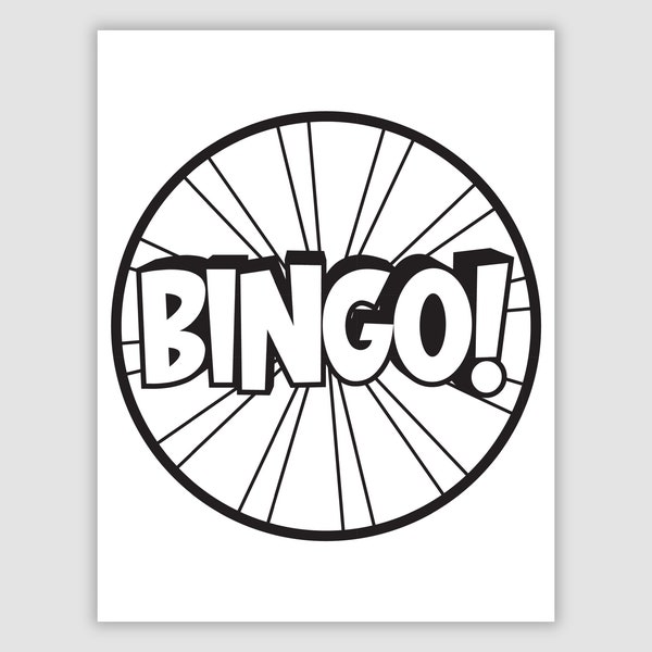 Loteria Coloring Page Template Etsy