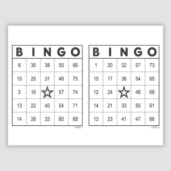 Printable Music Themed Bingo Cards 2 per Page 🐌 Explorando o mundo do ...