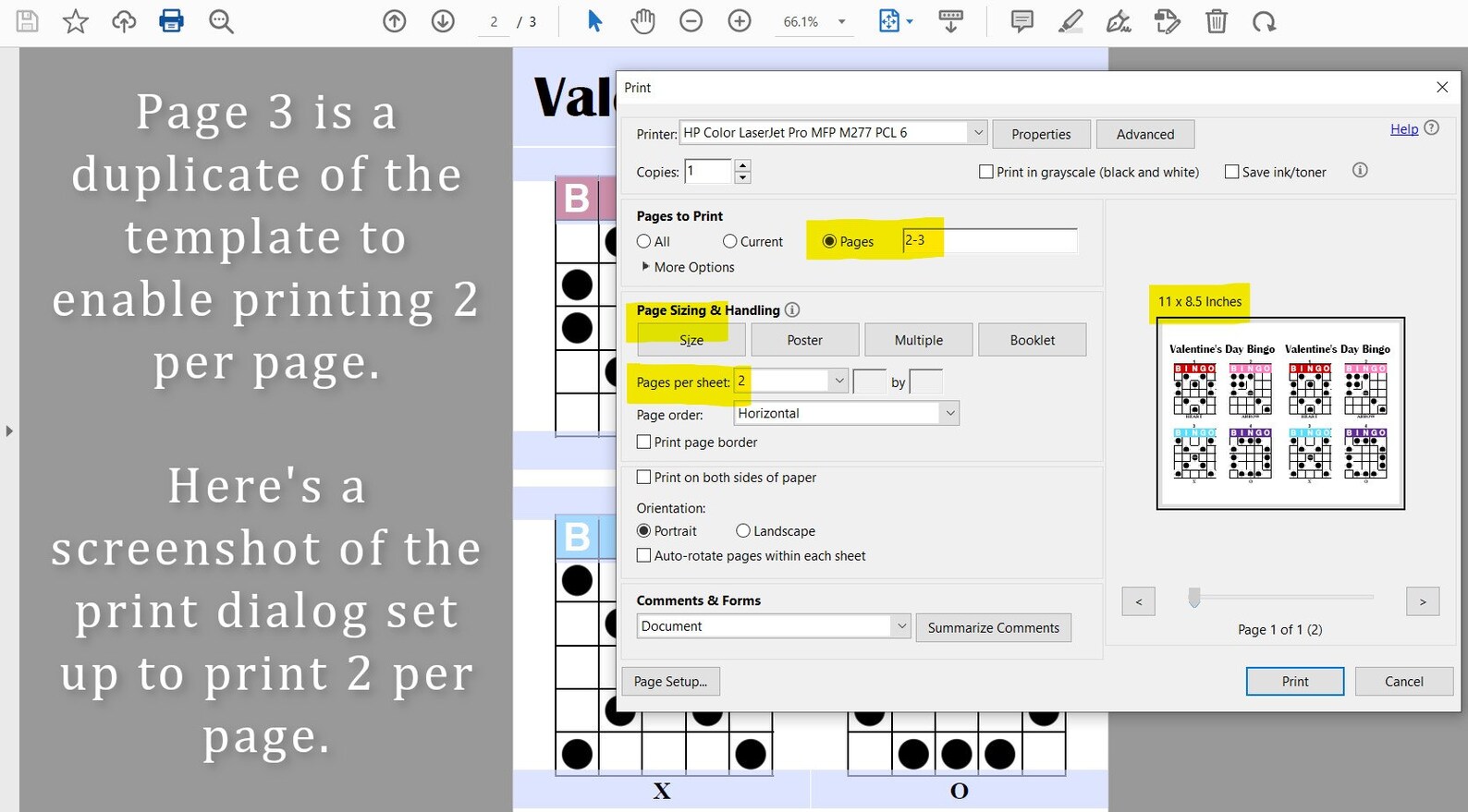 Editable Bingo Pattern Program Flyer, Easily Create Your Own 4 Game ...