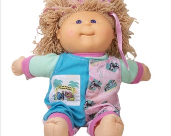 Vintage Cabbage Patch Kid Doll '91 Preschool Kid Jungle Journey Save the Animals