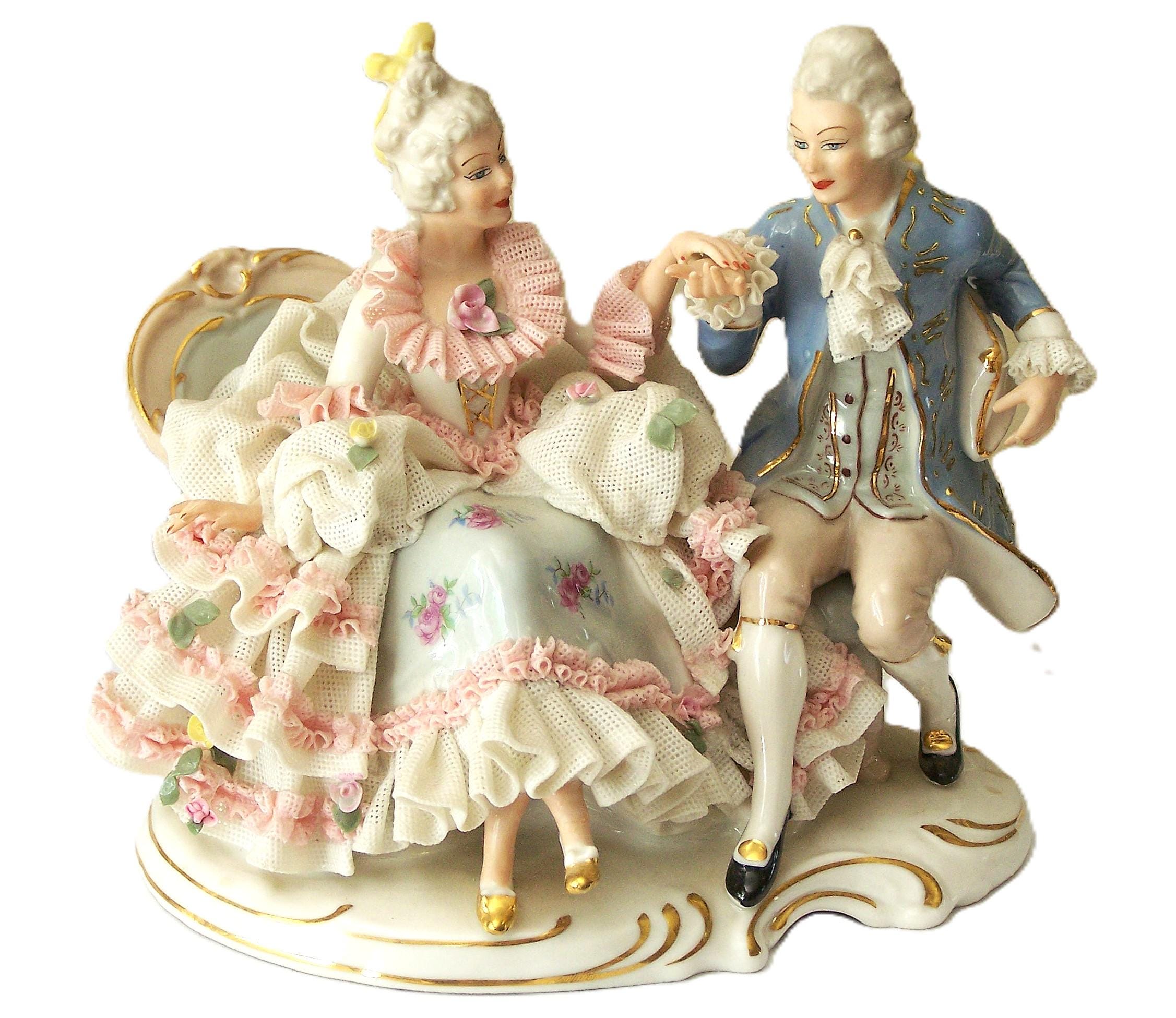 Dresden Porcelain Figurines - Etsy