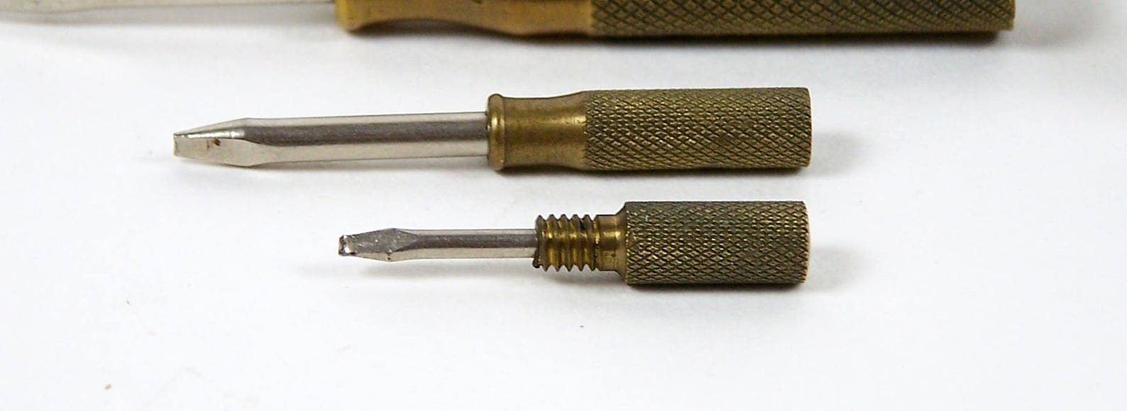 Vintage Brass Nesting Screwdriver Set 4 in 1 Screwdriver Set 6 Etsy