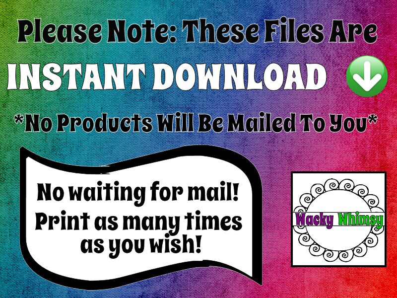 Personal Information List Planner Insert | Black & White