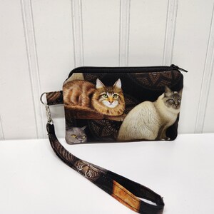 Fabric Coin Purse, Beautiful Cat Variety, Free Shipping, Made in Ohio
