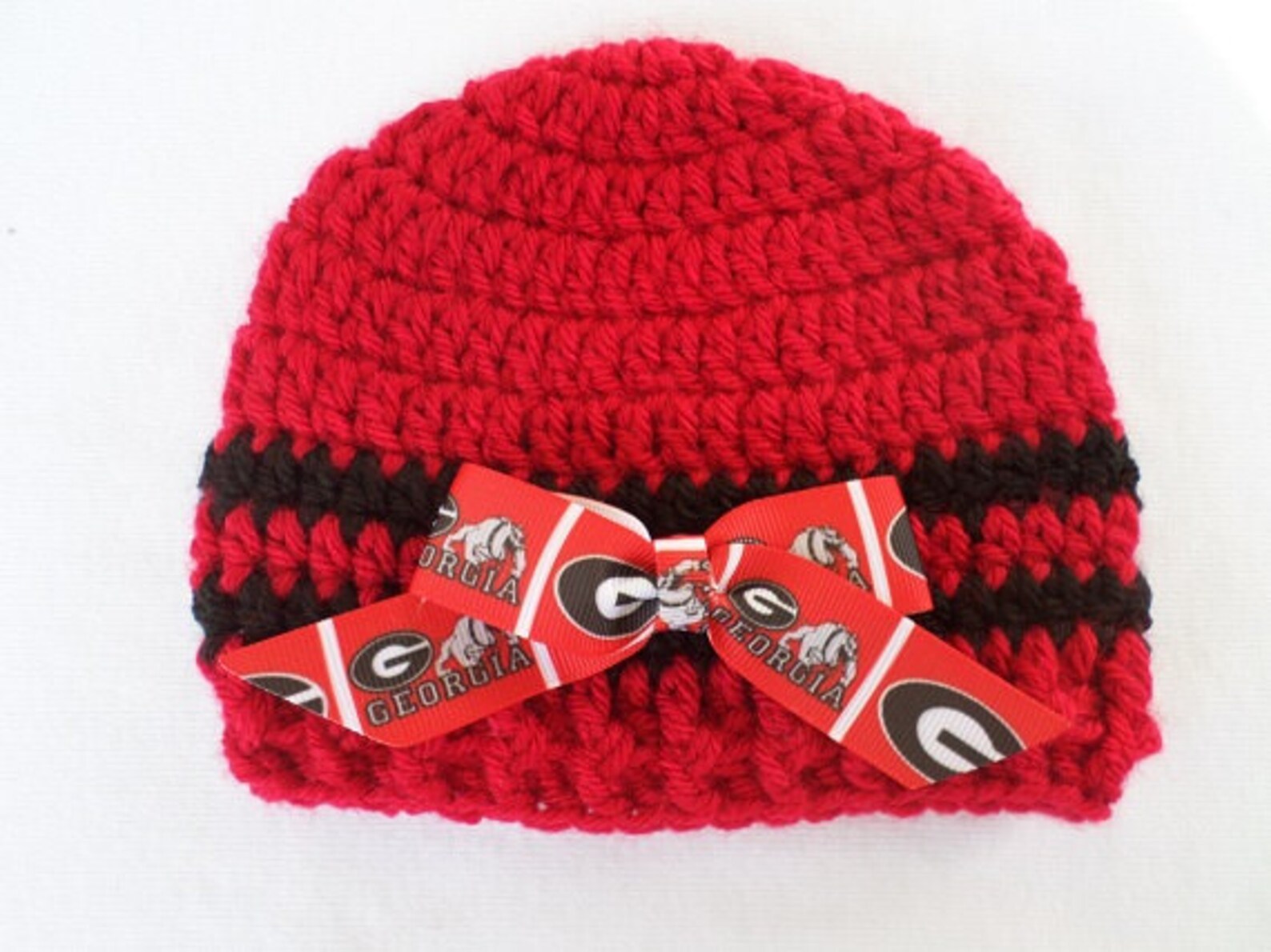 Baby Hat University of Bulldogs Crochet Handmade Etsy