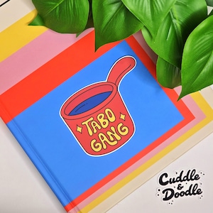 Tabo Gang Filipino Sticker – Funny Pinoy Bathroom Banyo Sticker | Handmade Vinyl Sticker | Cute, Laminated & Water-Resistant