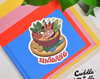 Sinigang Vinyl Sticker – Filipino Food, Handmade Ulam Decal