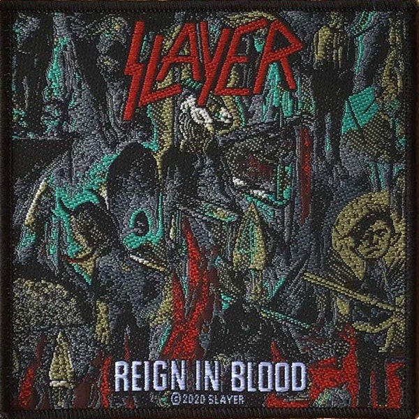 Slayer - Reign In Blood Patch 10cm x 10cm