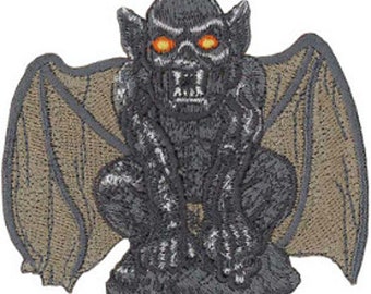 GARGOYLE Iron on Center Patch for Biker Vest CP184 GARGOYLE Iron on Center Patch for Biker Vest CP184