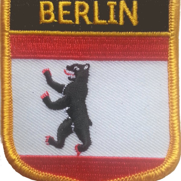 Berlin (City of) Embroidered Patch 6cm x 7cm