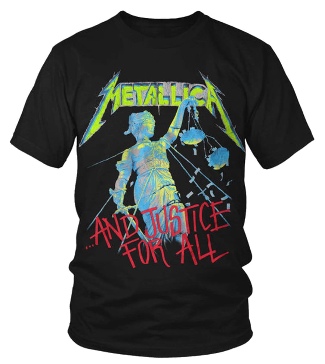 Funktionsfejl Preference Sekretær Metallica and Justice for All original T Shirt - Etsy