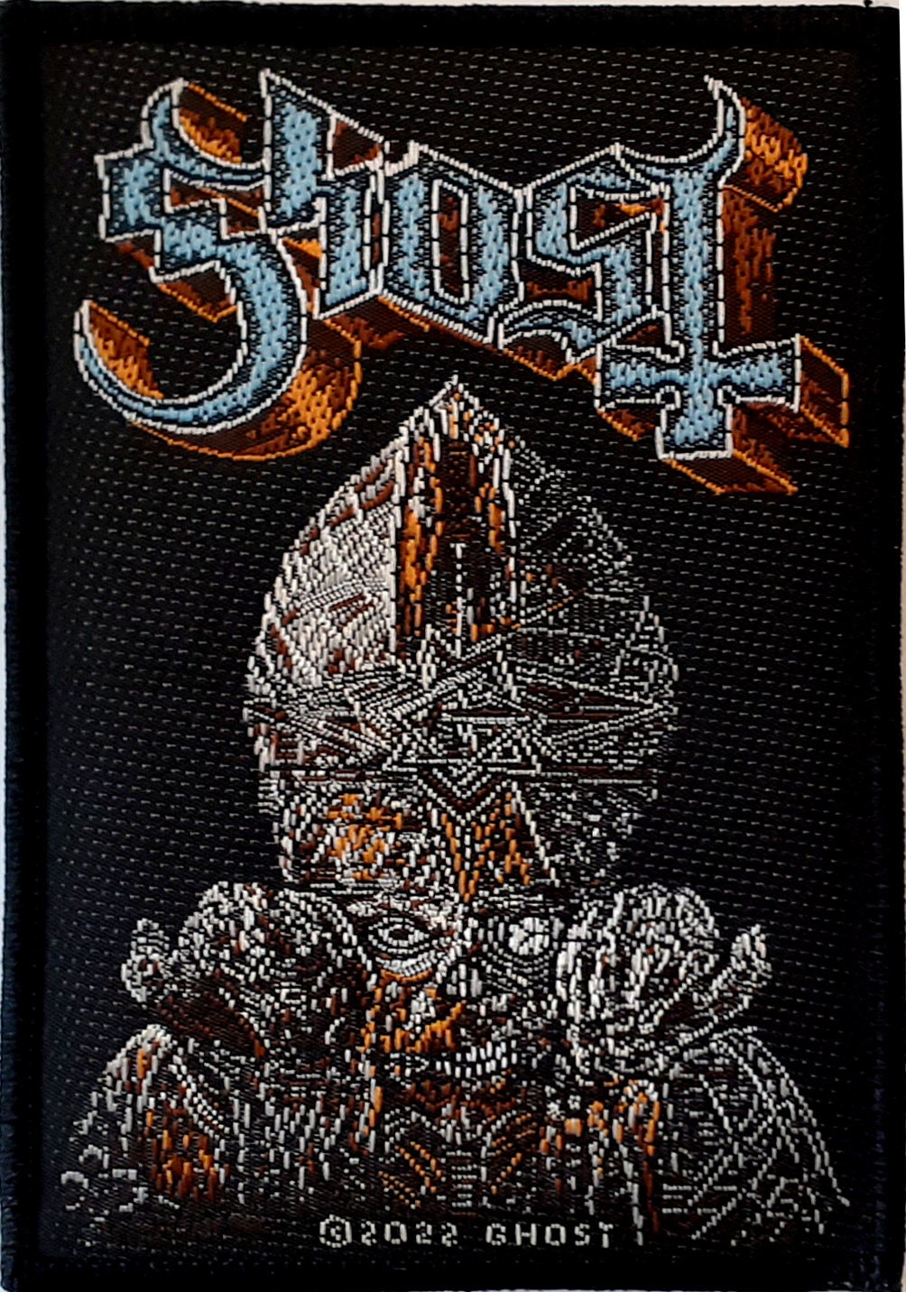 Ghost Band Logo Embroidered Patch IRON ON 3 sizes Heavy Metal Psychedelic