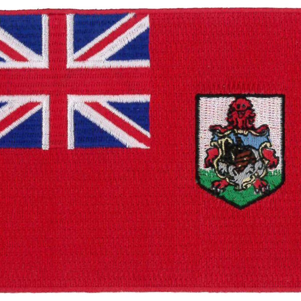 Bermuda Flag Embroidered Patch 12cm x 9cm