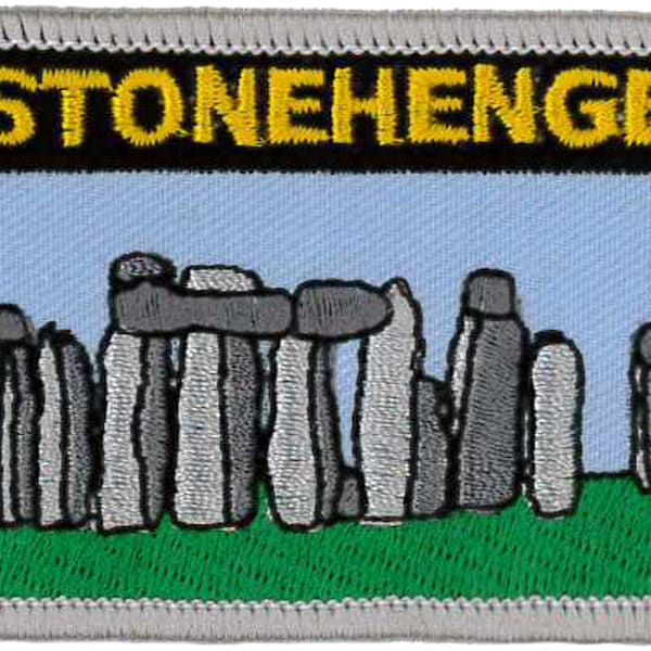Stonehenge Embroidered Patch 7cm x 5cm