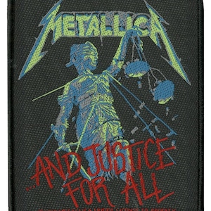 Metallica - And Justice For All Patch 8.5cm x 10cm