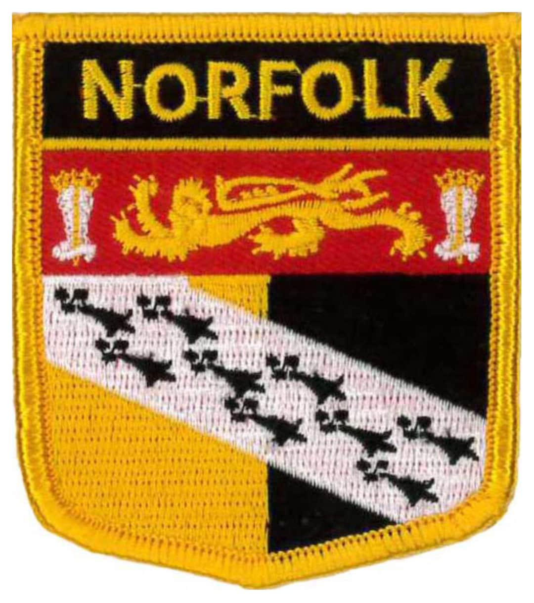 Norfolk County Embroidered Patch 7cm X 6cm - Etsy UK