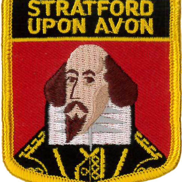Stratford Upon Avon Embroidered Patch 7cm x 6cm