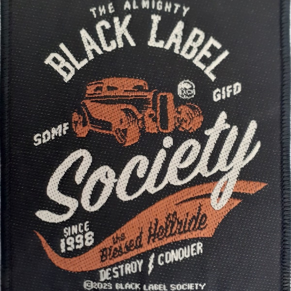 Black Label Society - The Blessed Hellride Patch 9cm x 10cm