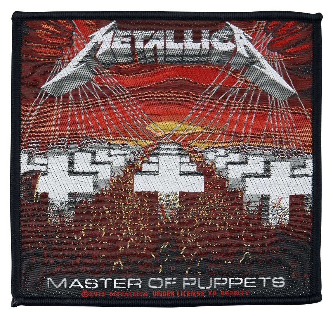 Metallica Master of Puppets Patch 10cm X 9.5cm Etsy