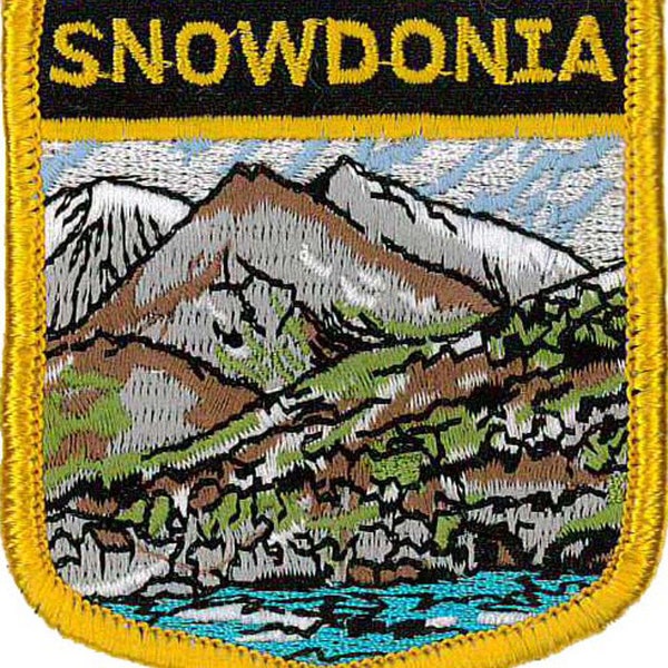 Snowdonia Embroidered Patch 7cm x 6cm