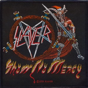 Slayer - Show No Mercy Patch 10cm x 10cm