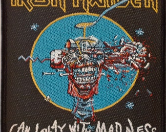 Iron Maiden - Can I Play with Madness Patch  10cm x 10cm